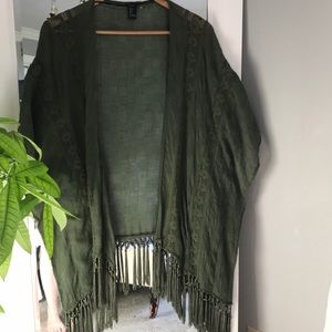 Boho shrug
